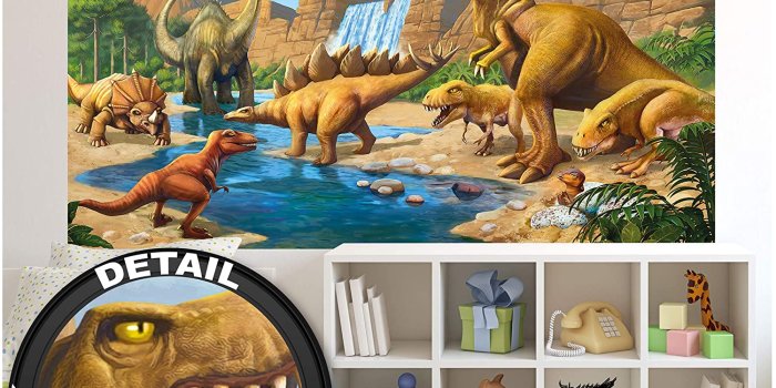 1500x1498 Amazon.com: Children's Room Mural – Childrens Room Dinosaur