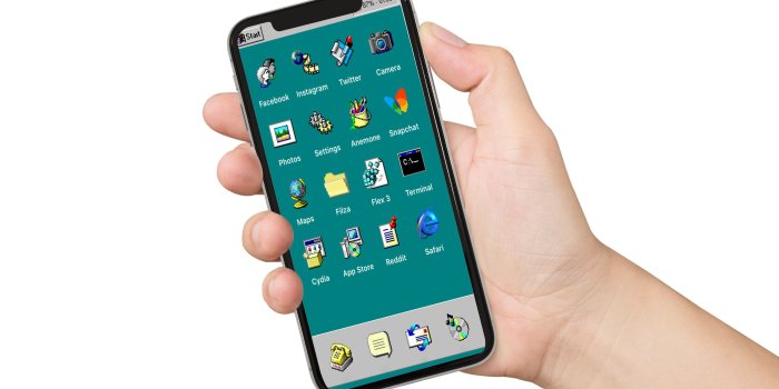 3913x2613 Give your Apple iPhone a Windows 95 makeover with iOS95 | BetaNews