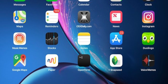 1024x768 Grab the 12 iPhone XR Wallpapers of Bubble Colors | OSXDaily