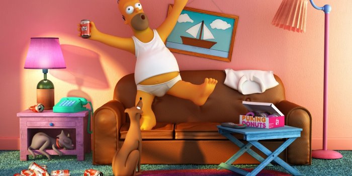 1600x1200 Homer Simpson Ultra HD Desktop Background Wallpaper for