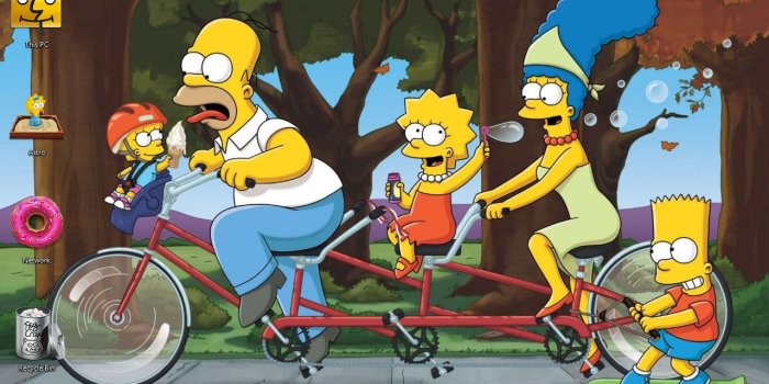 1280x720 Simpsons Theme for Windows 10 | 8 | 7