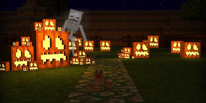 1680x1050 IMG image by Mike Wince | Halloween wallpaper, Minecraft pumpkin