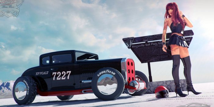 1680x1050 Free download retro rat rods hot classic custom tuning wallpaper