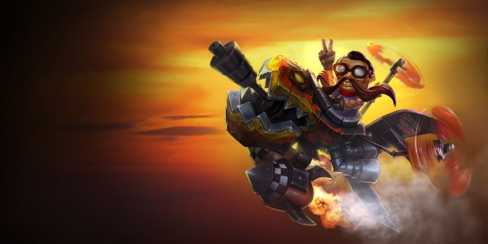 3138x1765 Hot Rod Corki | Wallpapers & Fan Arts | League Of Legends | LoL Stats