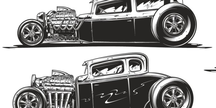 1160x772 Hot Rod Vector | Amazing Wallpapers