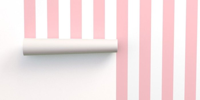 1024x1024 Stripes - White and Light Baby on Isobar by bohobear | Roostery