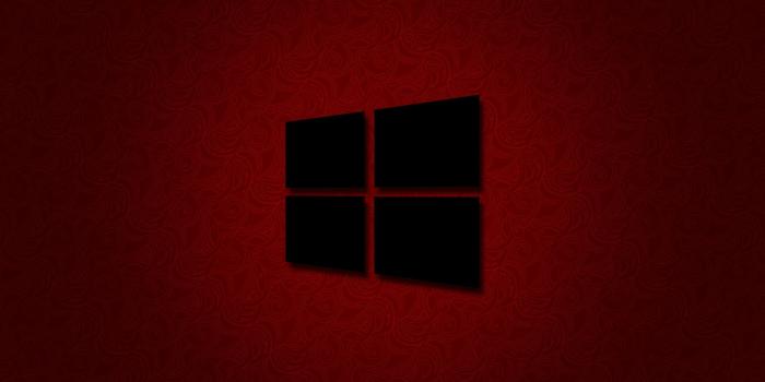 2880x1800 Black Windows Red Logo - LogoDix