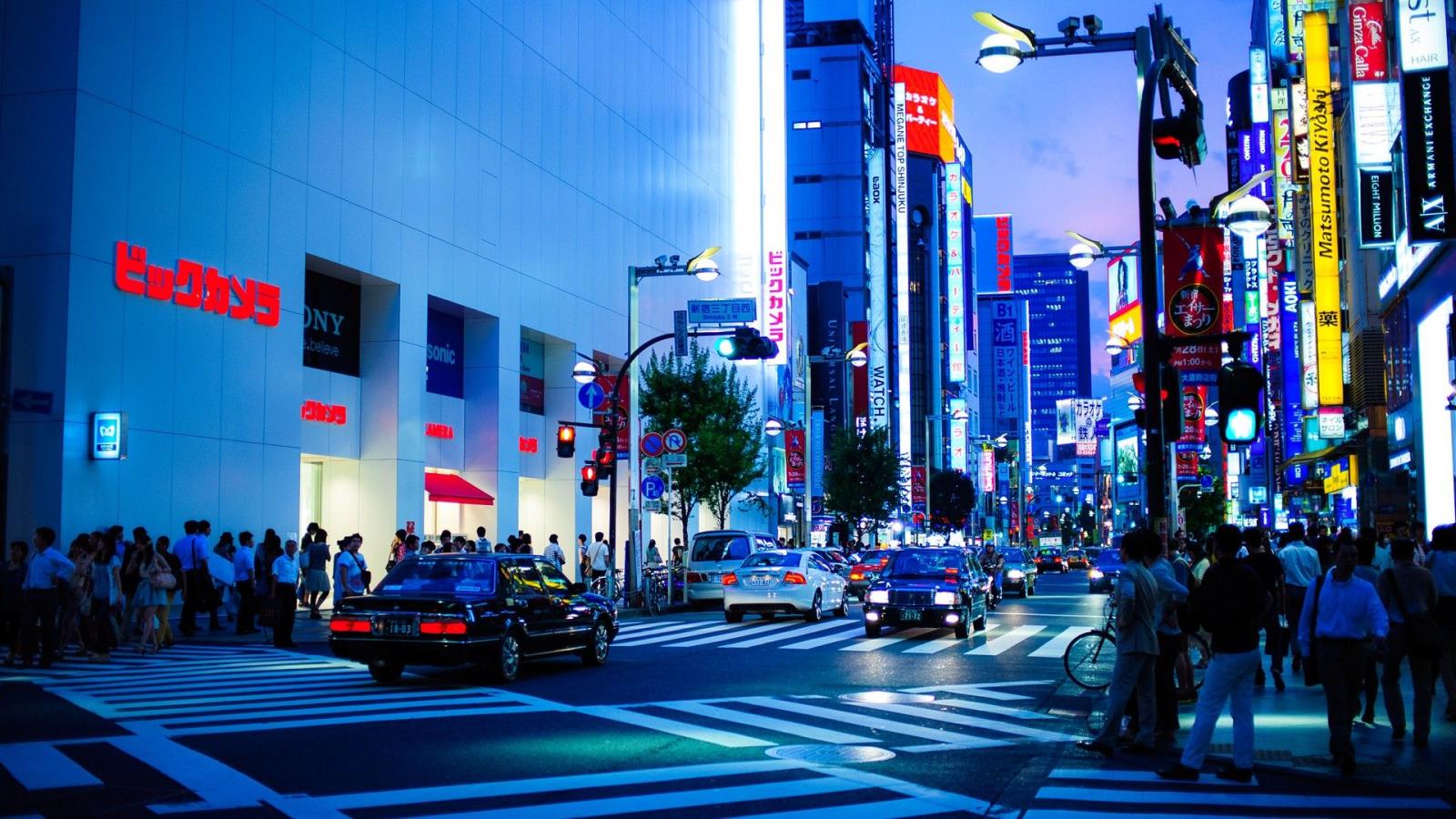 1920x1080 street, Lights, Japan, Tokyo Wallpapers HD / Desktop and Mobile