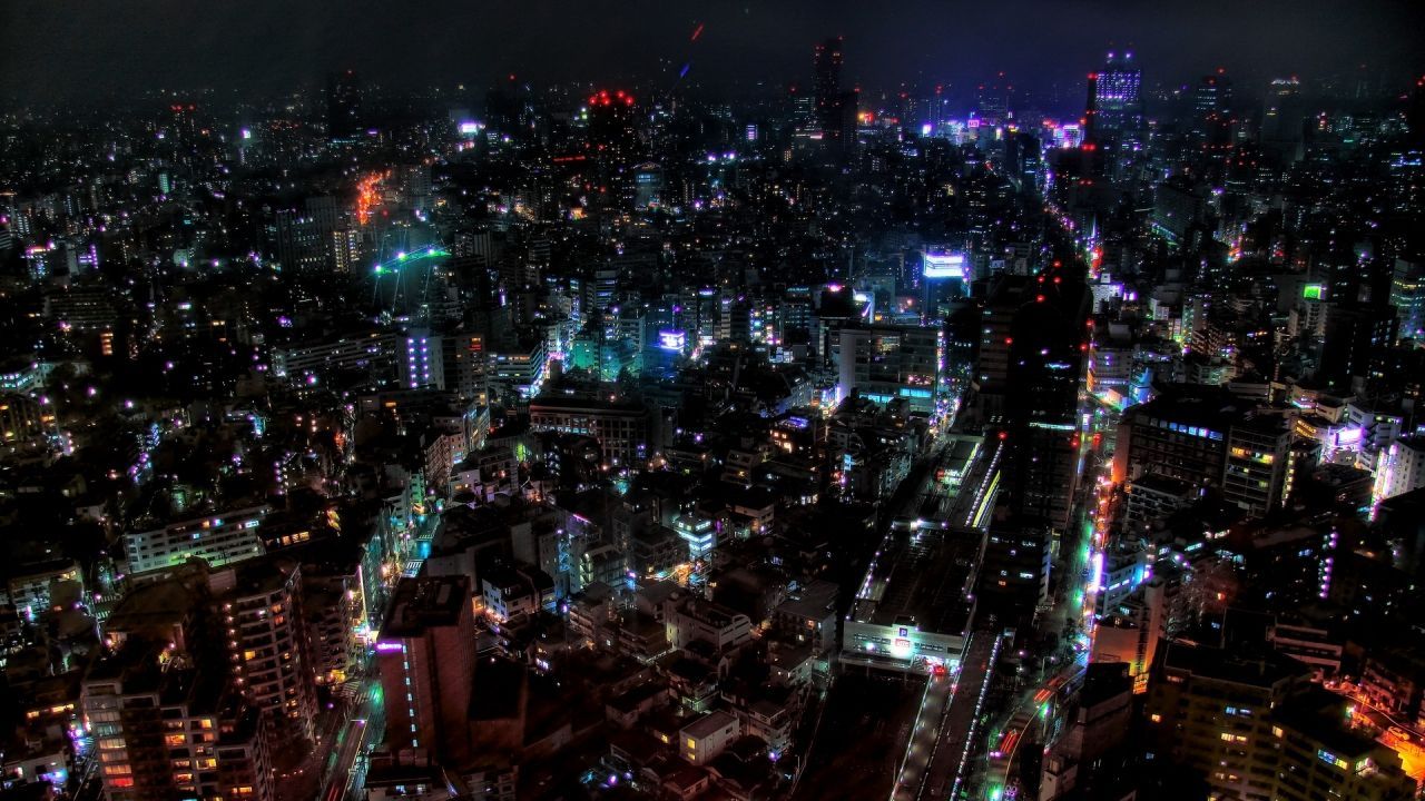 1280x720 Japan Tokyo Cityscapes Skyline Buildings Skyscrapers | Wallpaper