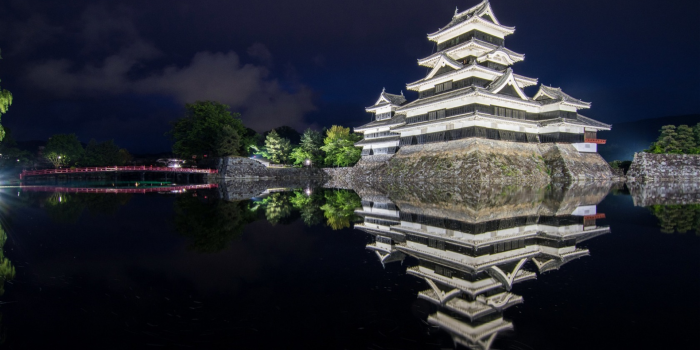 1920x1200 Download wallpapers Himeji Castle, Japan, night, Japanese castle