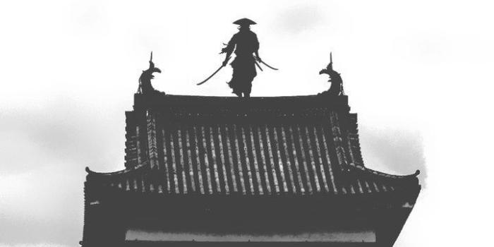 720x1280 Moon, house, samurai, warrior, night, art, 720x1280 wallpaper