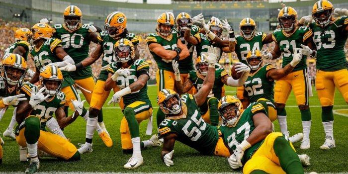 1600x1200 10 cool images from the Packers' cool home-opening win over the