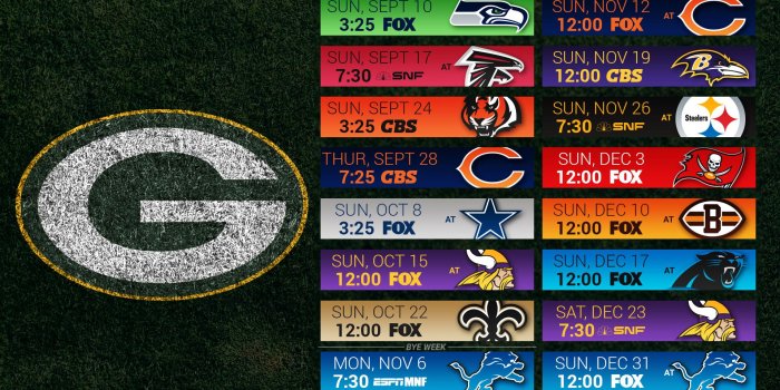 1920x1080 Packers 2018 Schedule Wallpaper (70+ images)