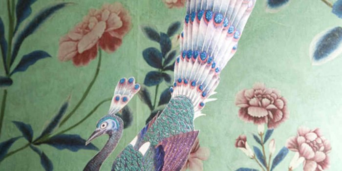 1040x1301 Glittered Wallpaper Birds & Video | Martha Stewart