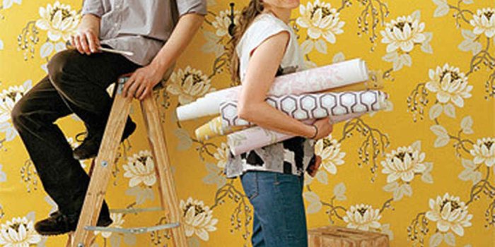 1040x1300 Installing Wallpaper - Martha Stewart (#735399) - HD Wallpaper