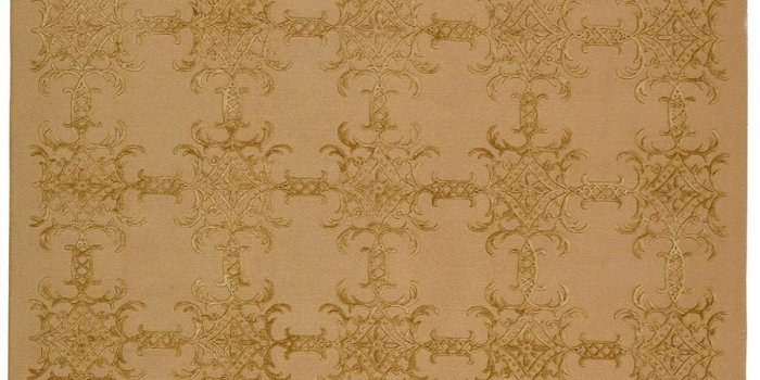 1136x1700 Displaying a damask tile motif derived from antique wallpaper