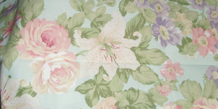 1600x1200 Martha Stewart PASTEL FLORAL WALLPAPER BORDER Passion Flower w