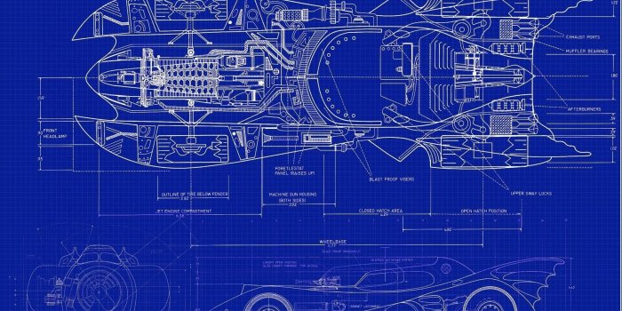 1814x1200 Batmobile Blueprint | Batmobile, Blueprints