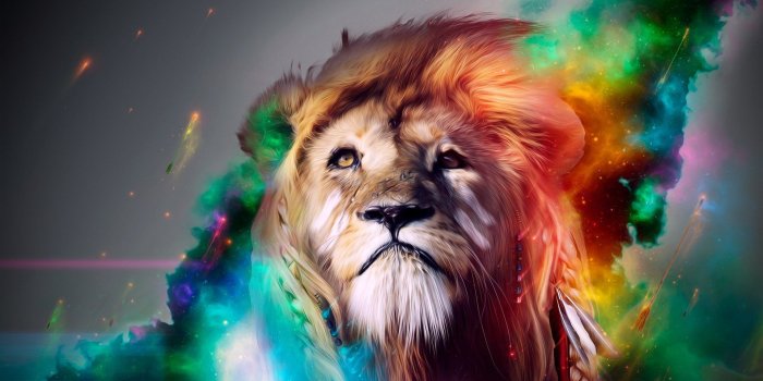1920x1080 37+ Lion Art Wallpapers - WallpaperBoat