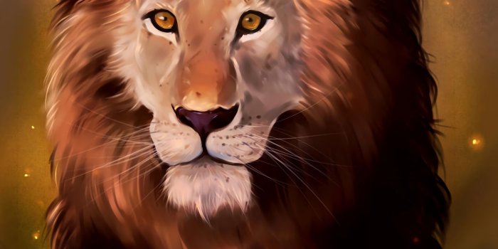 1800x2572 Download wallpaper 1800x2572 lion, art, predator, glance, king of