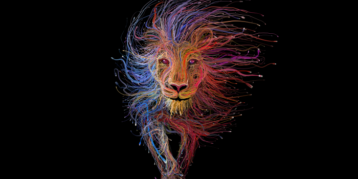 4800x3000 Colorful, Colors, Lion, Artistic wallpaper | 4800x3000