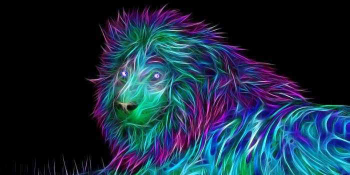 3840x2160 Lion Abstract Art Wallpaper HD Background Wallpapers Free Amazing