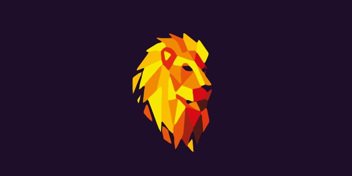 3840x2160 2560x1080 Lion Purple Background Digital Art 2560x1080 Resolution