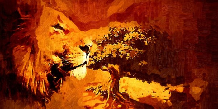 1216x752 Lion Fire Art Wallpaper | Wallpapers Quality