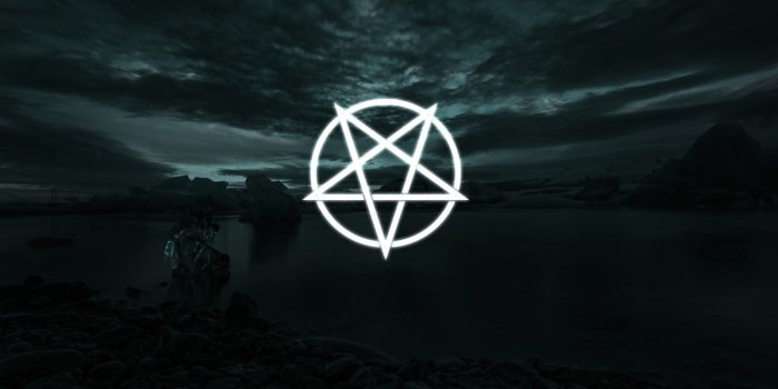 1500x967 White metal bird cage decor, dark, landscape, pentagram HD