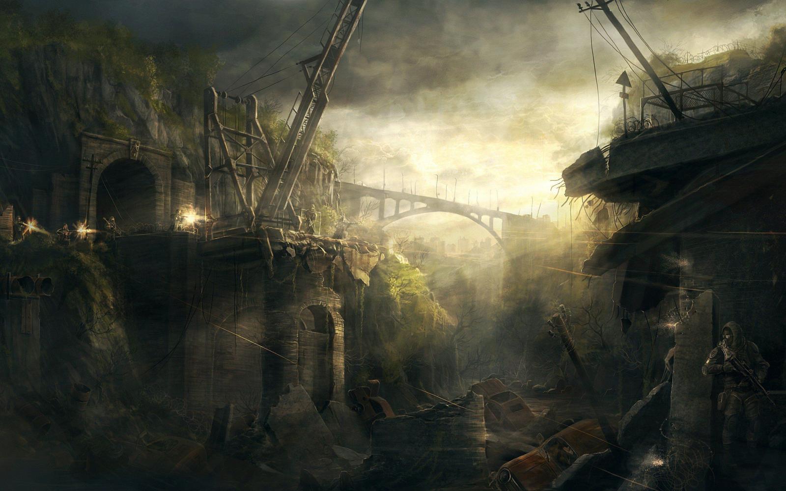 2560x1600 Video games S_T_A_L_K_E_R_ digital art artwork wallpaper