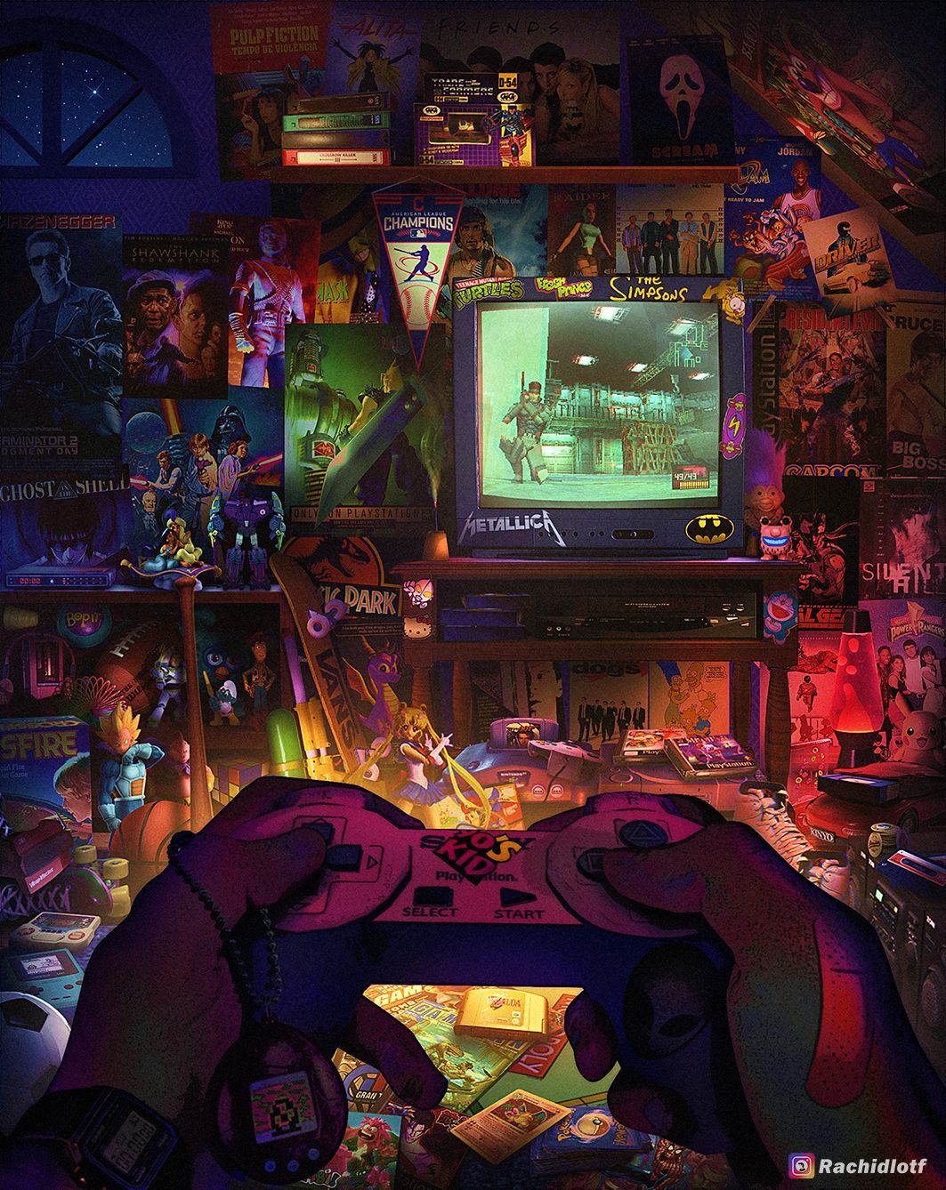 1063x1338 Childhood Room 2 | Gaming wallpapers, Retro video games, Video