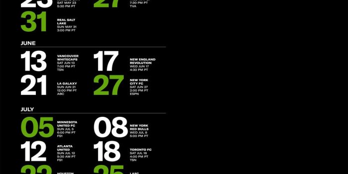 1080x1923 Sounders FC 2020 Schedule Wallpaper | Seattle Sounders FC