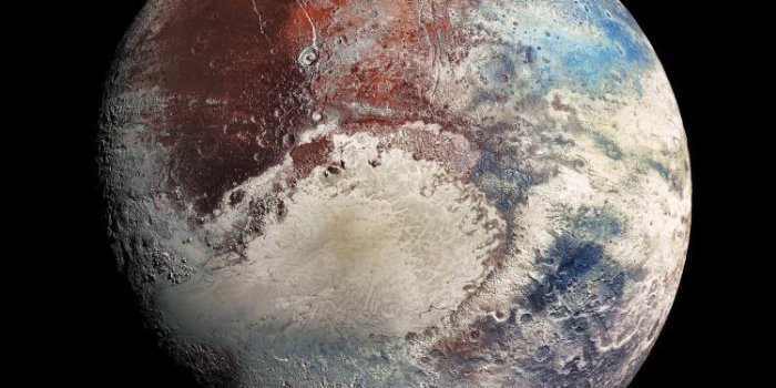 750x1334 Cool picture of Pluto as a phone wallpaper (credit to NASA I think