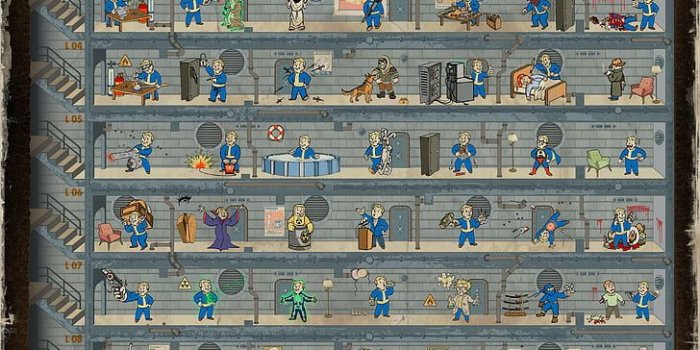 728x1084 HD wallpaper: fallout 4, no people, indoors, multi colored, day