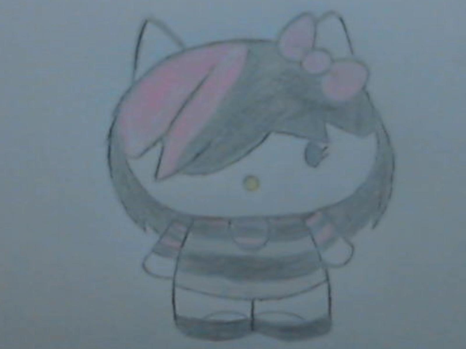 2048x1536 Emo Hello Kitty Drawing by pielover628 | dragoart.com
