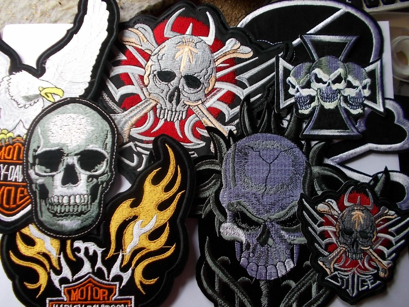 1600x1200 Gothic Hello Kitty Goth Punk Rock Emo Patch 6 5 X 8 Cm