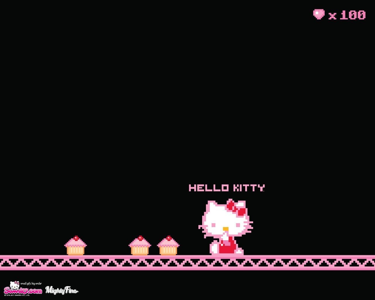 1280x1024 Mobile Black Hello Kitty Pictures - HQFX