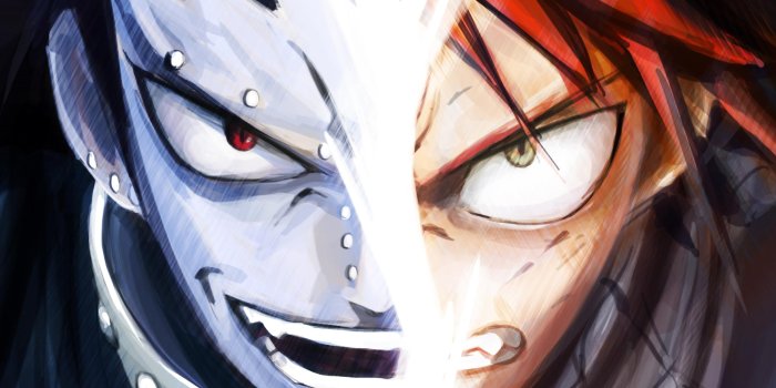 2560x1600 Fairy Tail - Gajeel Redfox Vs Natsu Dragneel HD wallpaper download