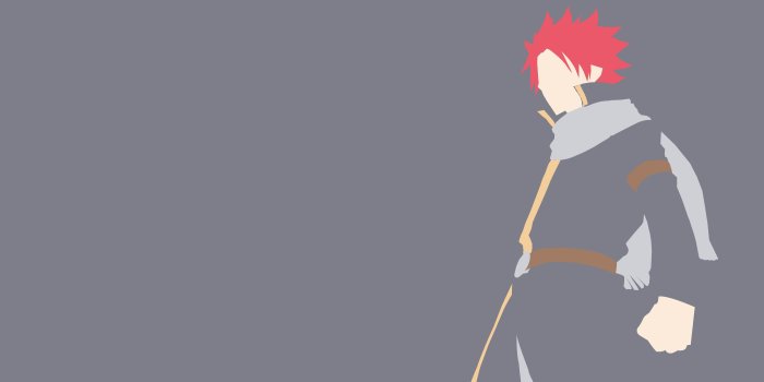 8000x4515 Fairy Tail Natsu Silhouette