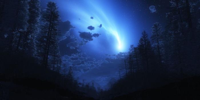 1244x700 Night forest fog sky wallpaper | 1920x1080 | 348215 | WallpaperUP