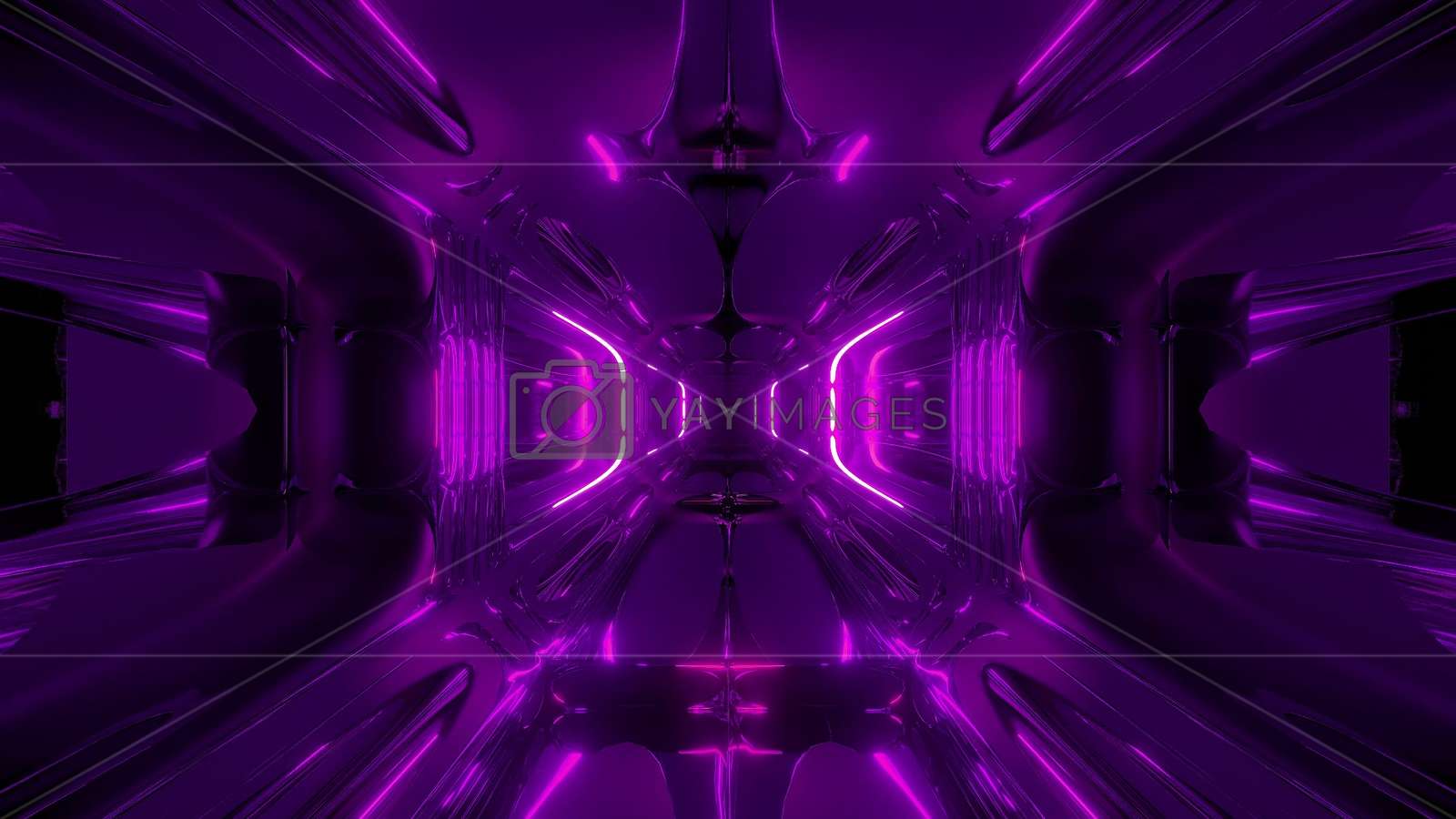 1600x900 alien ship corridor tunnel wallpaper 3d rendering 3d illustration