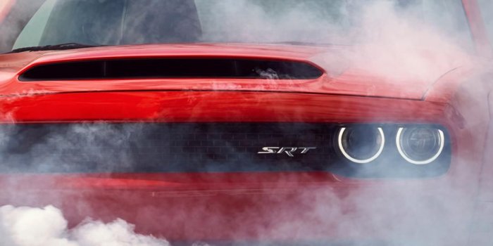 1080x1920 Red Dodge Challenger SRT Demon sport car HD wallpaper download