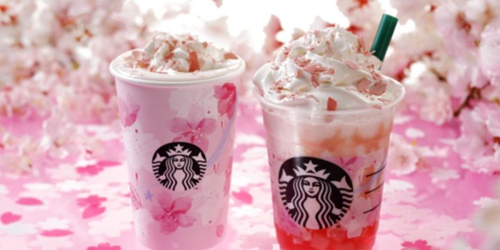 1600x1200 Starbucks has started selling its cherry blossom-themed drinks and