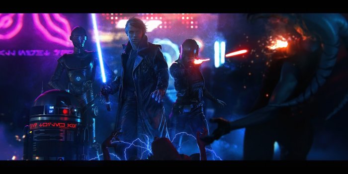 4096x2160 Luke Reimagined (/r/wallpapers) : Cyberpunk