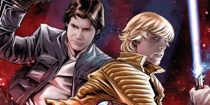 1245x700 Han Solo Jedi Luke Skywalker Marvel Comics Star Wars wallpaper