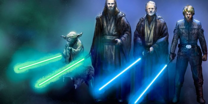 1920x1080 Luke Obi Wan Qui Gon Yoda (#374323) - HD Wallpaper & Backgrounds