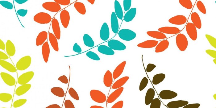 1332x850 Wallpaper white, leaves, background, colors, Leaf, Pattern images
