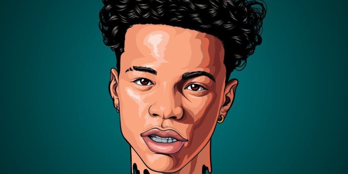 1280x720 Lil Mosey - Speed Digital Art (Adobe Illustrator)