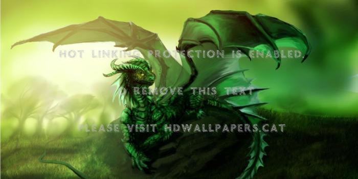 1333x832 baby green dragon young tiny wing abstract