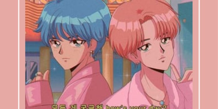 1948x3464 BTS “Boy With Luv” as an 80s anime wallpaper kpop bts...